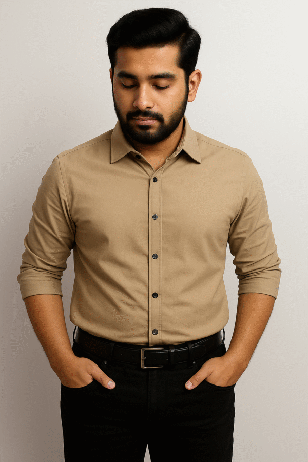Men's Plan Casual Shirt